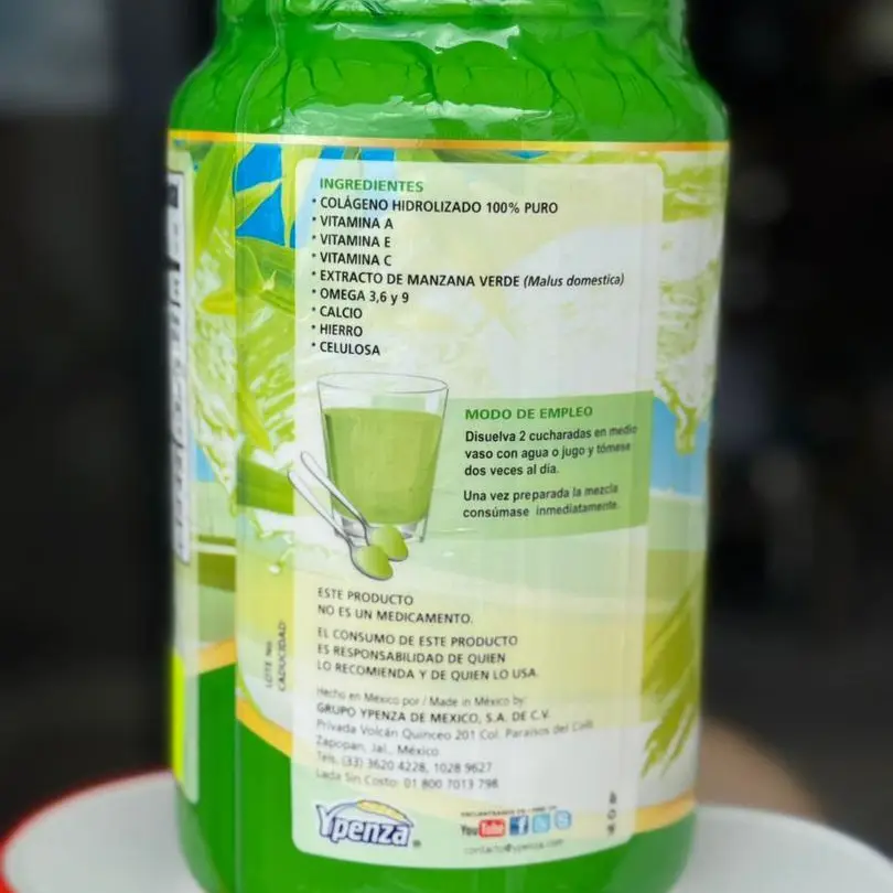 YPENZA COLÁGENO HIDROLIZADO CON OMEGA 369 + C  1kg's photo #2